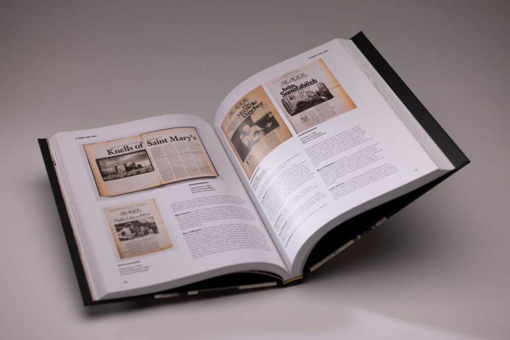 Chicago Reader Art Book Example